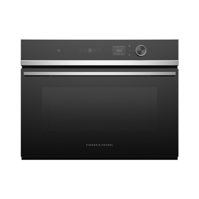 Fisher + Paykel OM60NDLX1 Built In Combination Microwave Oven - Stainless Steel