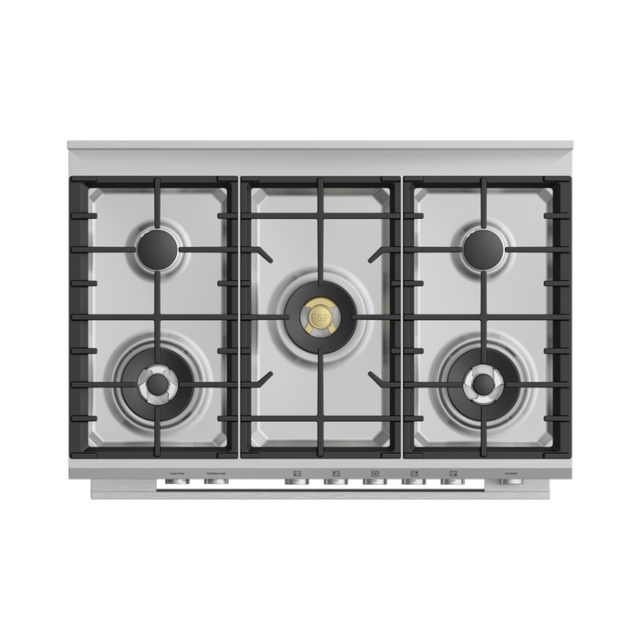 Fisher + Paykel OR90SDG6X1 90cm Dual Fuel Range Cooker with Gas Hob and P