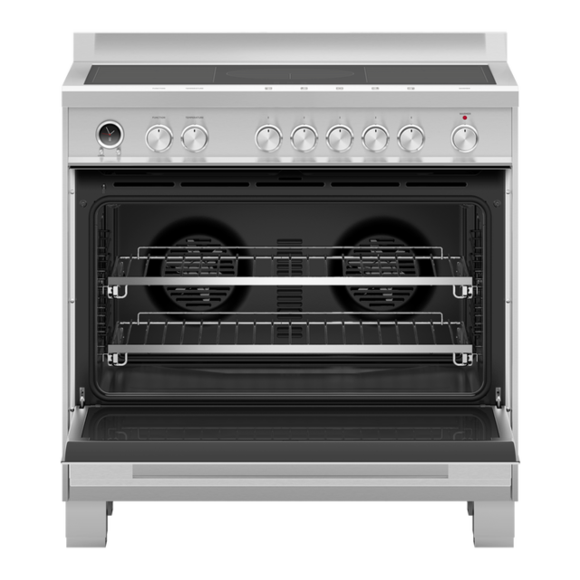 Fisher + Paykel OR90SDI6X1 90Cm 5 Zone Induction Pyrolytic Cooker - Stainless Steel