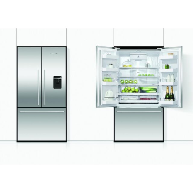 Fisher + Paykel RF540ADUX6 90Cm Frost Free American Fridge Freezer - Blac