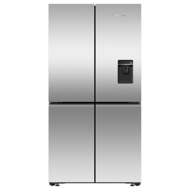 Fisher + Paykel RF605QNUVX1 F&P RF605QNUVX1 90.5cm Quad Door Frost Free Fridge Freezer - Stainless S