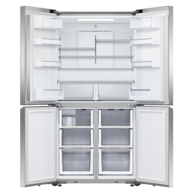 Fisher + Paykel RF605QNUVX1 F&P RF605QNUVX1 90.5cm Quad Door Frost Free Fridge Freezer - Stainless S