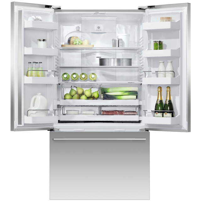 Fisher + Paykel RF610ADX6 90cm Frost Free American Fridge Freezer - Stainl