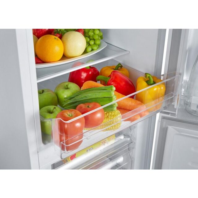 Fridgemaster MC50165F 49.5cm Static Fridge Freezer - White