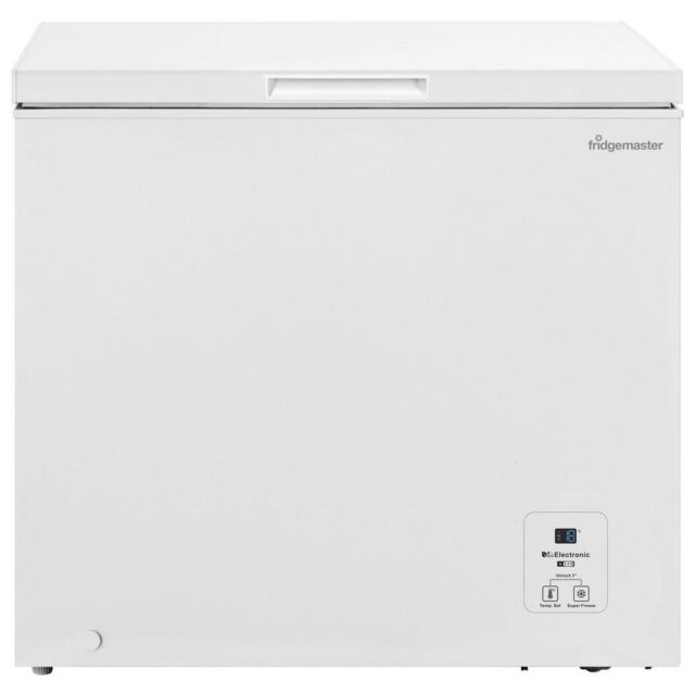 Fridgemaster MCF198E 80Cm Chest Freezer In White