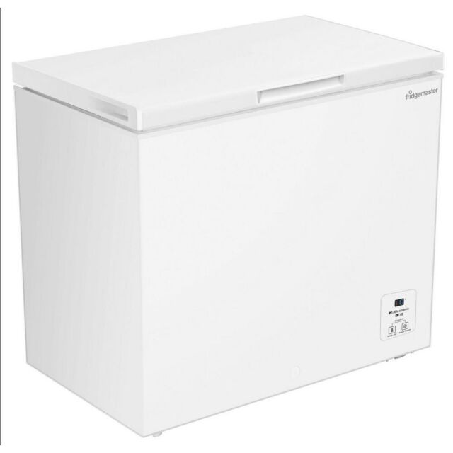 Fridgemaster MCF198E 80Cm Chest Freezer In White