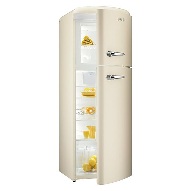 Gorenje RF60309OC Retro Fridge Freezer Cream Right Handed Hinged Door