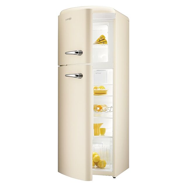 Gorenje RF60309OC-L Retro Fridge Freezer Cream Left Handed Hinged Door