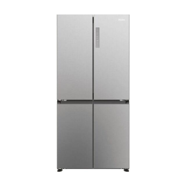 Haier HCR3818ENMM 83.3Cm Total No Frost Fridge Freezer - Pt. Inox