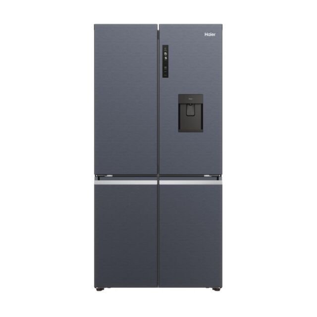 Haier HCR5919EHMB 90cm 60/40 Total No Frost American Fridge Freezer - Brushed Black