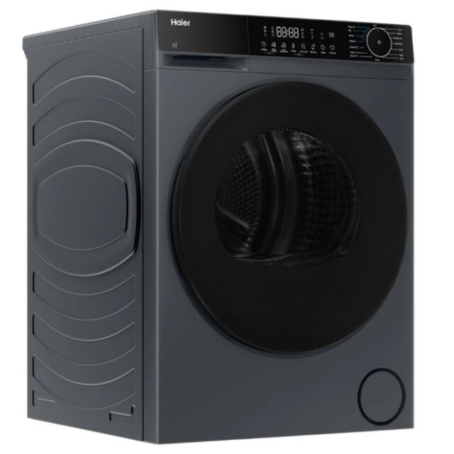Haier HD90-D357AGU1-U X Series 5 Plus HD90 D357AGU1-UK WiFi-enabled 9 kg Heat Pump Tumble Dryer - Gr