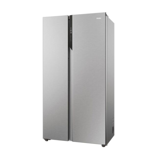 Haier HSR5918DNMP 90.5Cm Total No Frost Fridge Freezer - Pt. Inox