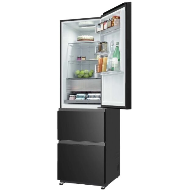 Haier HTR3518ENMTK 60/40 Fridge Freezer - Black