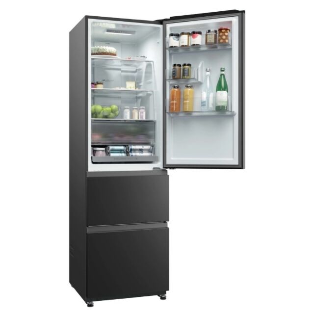 Haier HTR3518ENMTK 60/40 Fridge Freezer - Black