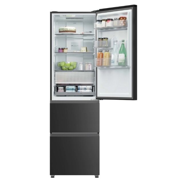 Haier HTR3518ENMTK 60/40 Fridge Freezer - Black