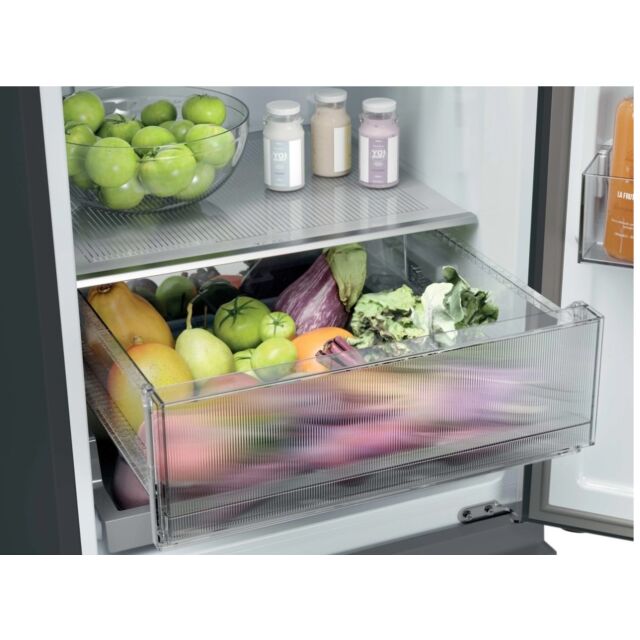 Haier HTR3518ENMTK 60/40 Fridge Freezer - Black