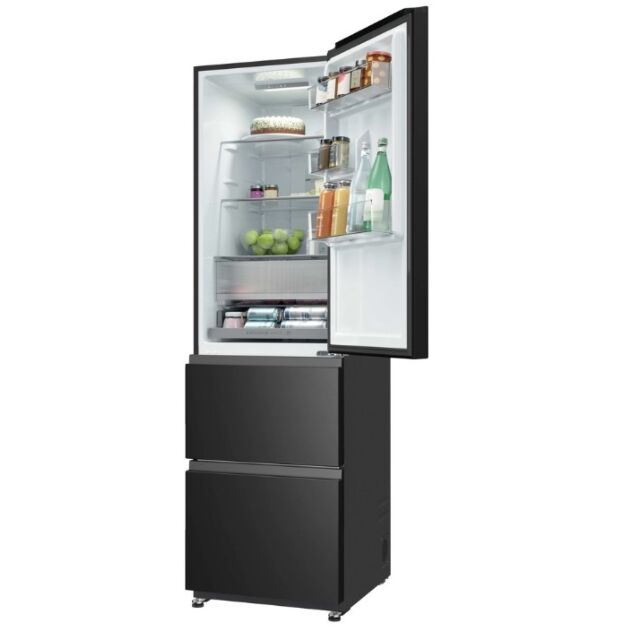 Haier HTR3518ENMTK 60/40 Fridge Freezer - Black