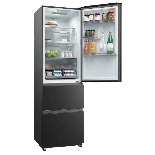 Haier HTR3518ENMTK 60/40 Fridge Freezer - Black