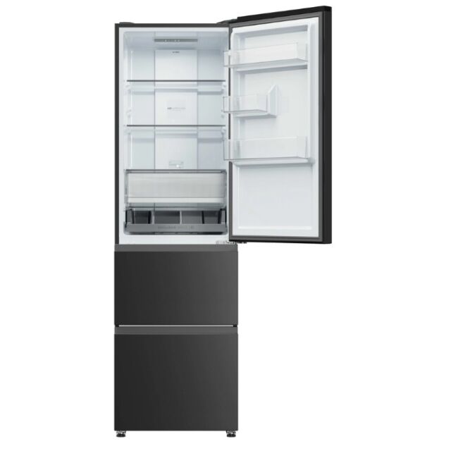Haier HTR3518ENMTK 60/40 Fridge Freezer - Black