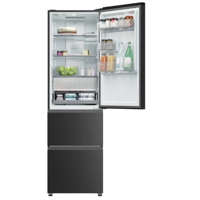 Haier HTR3518ENMTK 60/40 Fridge Freezer - Black