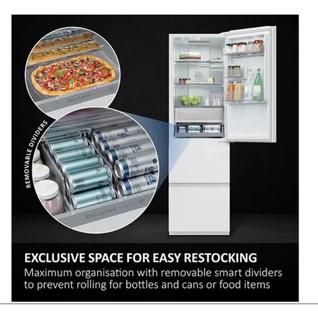 Haier HTR3518ENMWK 60/40 Total Frost Free Fridge Freezer - White