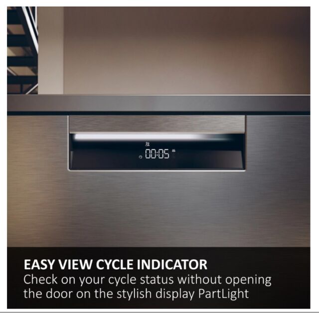 Haier XF 5C7M0W-80 Dishwasher - White - 15 Place Settings