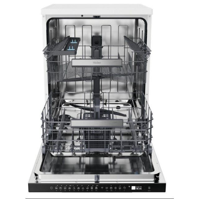 Haier XF 5C7M0W-80 Dishwasher - White - 15 Place Settings