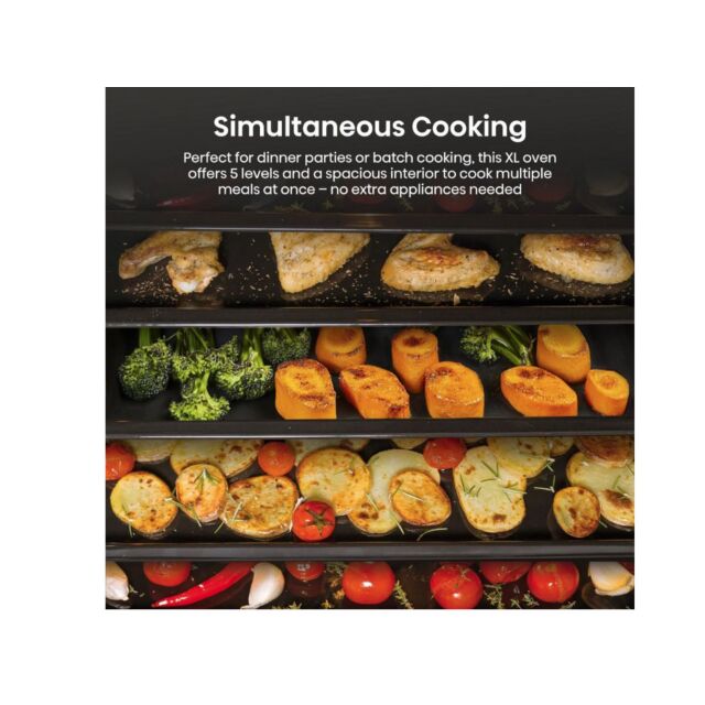 Hisense BI622AXPGUK 59.5cm Built In Electric Single Oven - Black & Stainless Steel