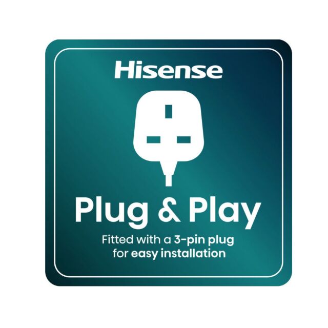 Hisense BI622AXPGUK 59.5cm Built In Electric Single Oven - Black & Stainless Steel
