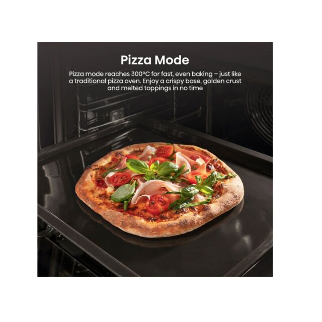 Hisense BI622AXPGUK 59.5cm Built In Electric Single Oven - Black & Stainless Steel