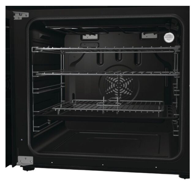 Hisense HDE3211BBUK 60Cm Double Oven Electric Cooker With Ceramic Hob - Black
