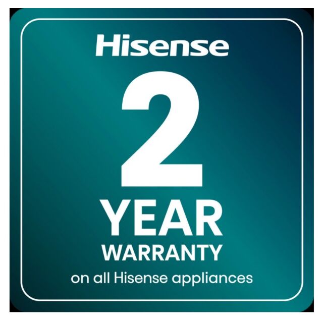 Hisense HDE3211BBUK 60Cm Double Oven Electric Cooker With Ceramic Hob - Black