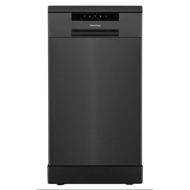 Hisense HS523E15BUK Slimline Dishwasher - Black - 10 Place Settings