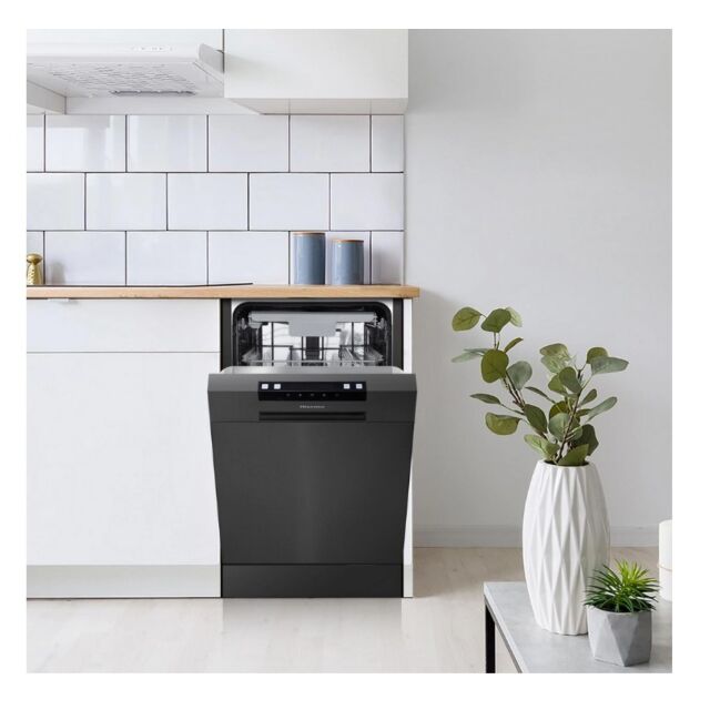 Hisense HS523E15BUK Slimline Dishwasher - Black - 10 Place Settings