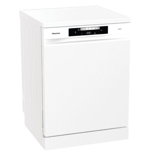Hisense HS642D90WUK Full-Size Dishwasher - White - 14 Place Settings