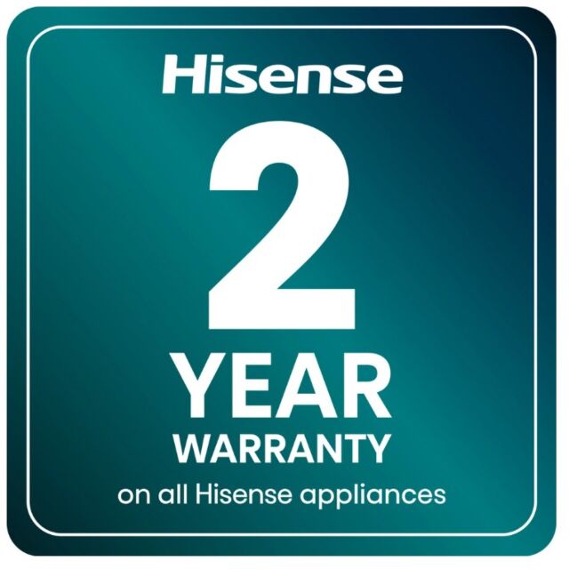 Hisense HS642D90WUK Full-Size Dishwasher - White - 14 Place Settings