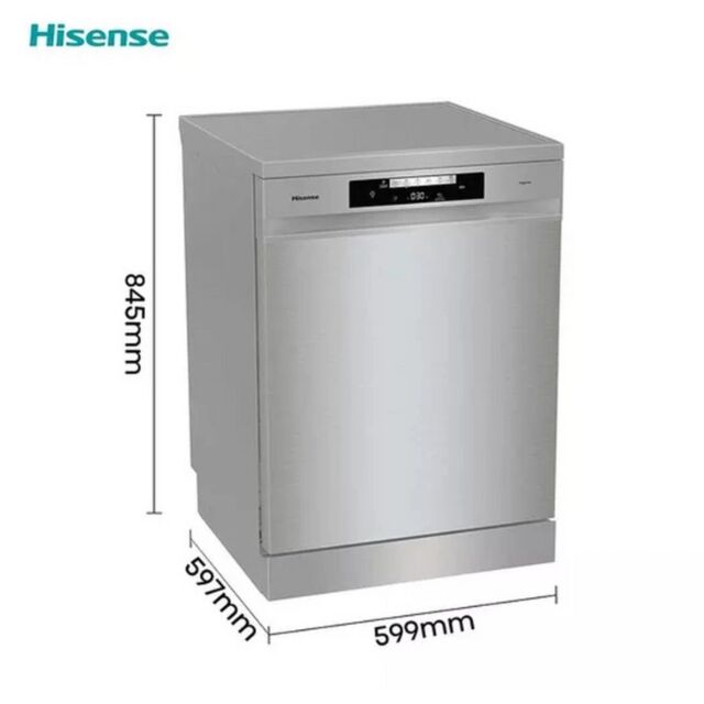 Hisense HS642D90XUK Dishwasher - Stainless Steel - 14 Place Settings