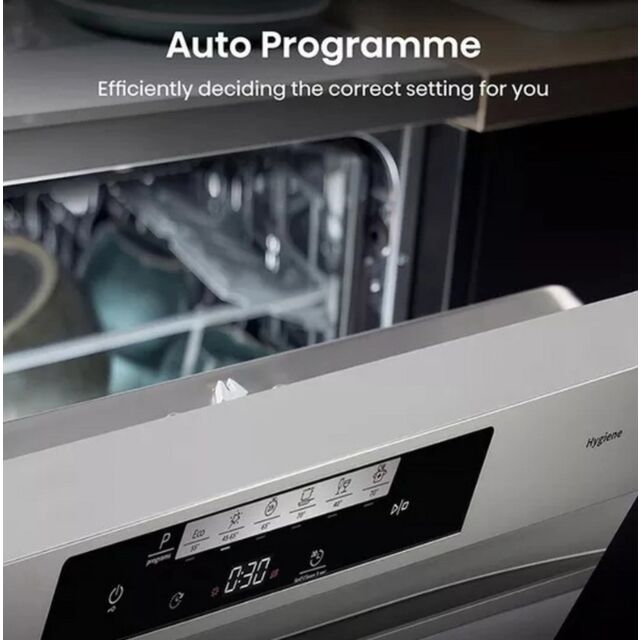 Hisense HS642D90XUK Dishwasher - Stainless Steel - 14 Place Settings