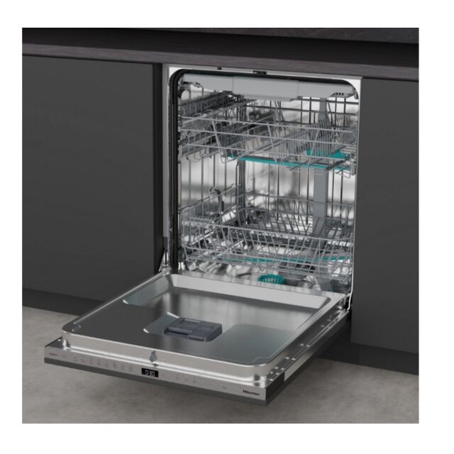 Hisense HV663A60UK Full-Size Fully Integrated Dishwasher - 16 Place Settings