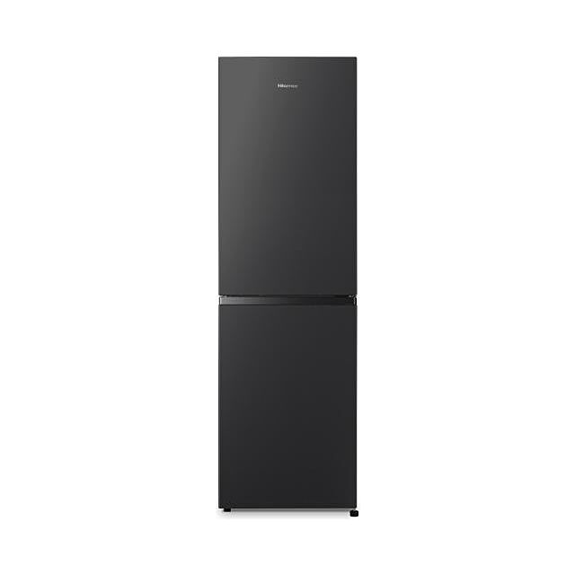 Hisense RB327N4BBE 55Cm 50/50 Total No Frost Fridge Freezer - Black Steel