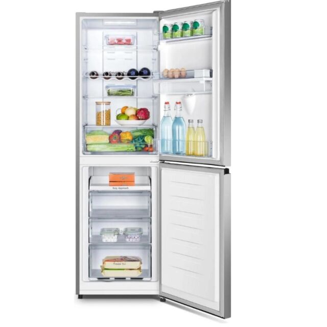 Hisense RB327N4WCE 50/50 Total No Frost Fridge Freezer - Stainless Steel