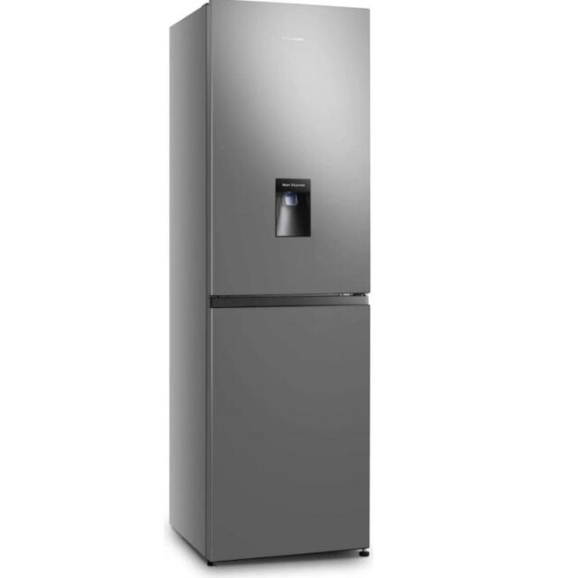 Hisense RB327N4WCE 50/50 Total No Frost Fridge Freezer - Stainless Steel