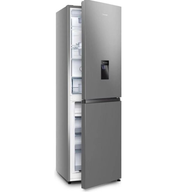 Hisense RB327N4WCE 50/50 Total No Frost Fridge Freezer - Stainless Steel