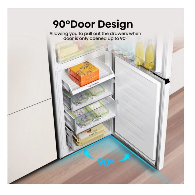 Hisense RB327N4WWE 50/50 Total No Frost Fridge Freezer - White