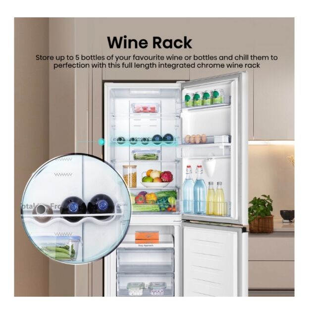 Hisense RB327N4WWE 50/50 Total No Frost Fridge Freezer - White