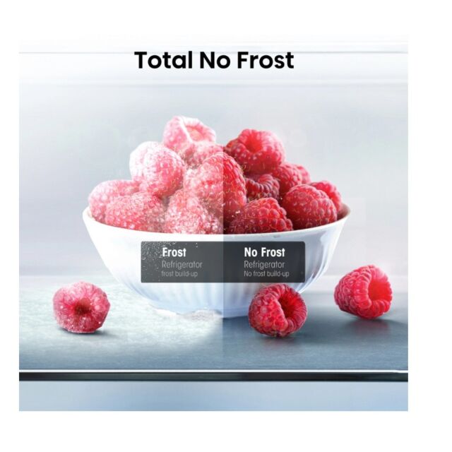 Hisense RB395N4BCE 60/40 Total No Frost Fridge Freezer - Stainless Steel