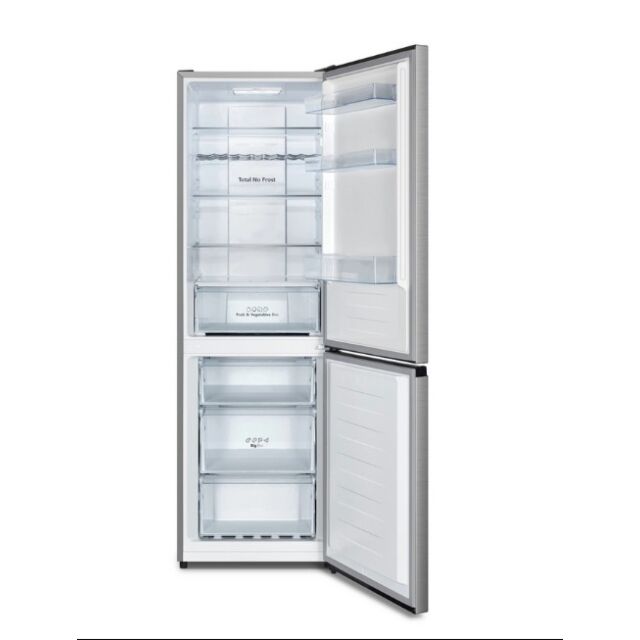 Hisense RB395N4BCE 60/40 Total No Frost Fridge Freezer - Stainless Steel
