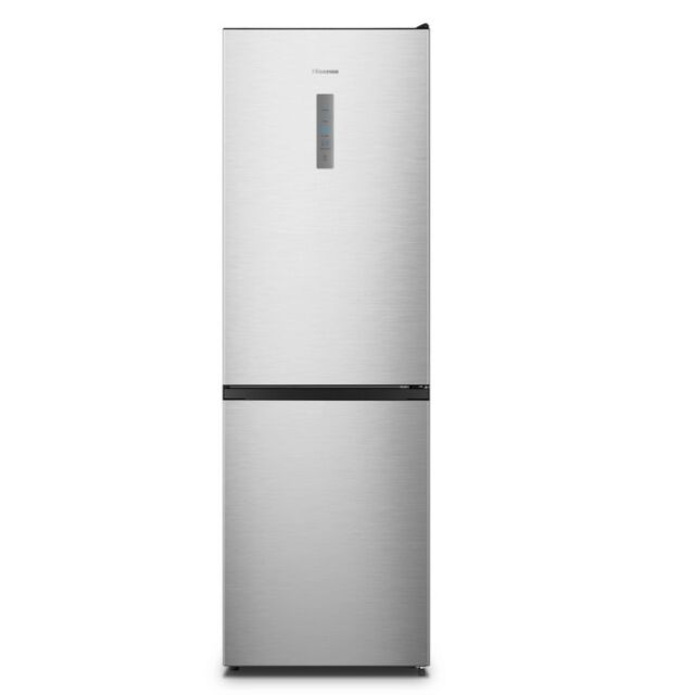 Hisense RB395N4BCE 60/40 Total No Frost Fridge Freezer - Stainless Steel