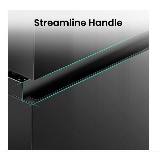 Hisense RB435N4BFE 59.5Cm 60/40 Total No Frost Fridge Freezer - Black