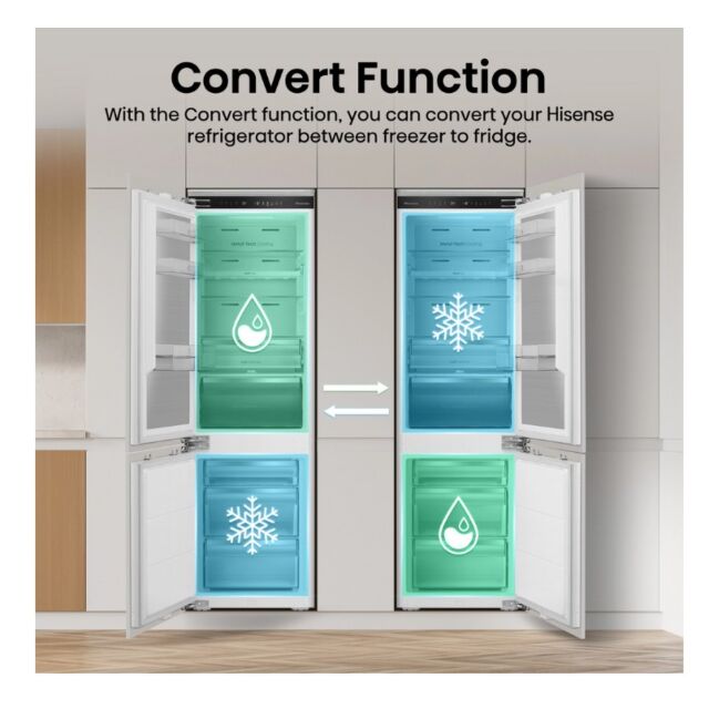 Hisense RB5B250SSWC1 Integrated 60/40 Total No Frost Smart Fridge Freezer
